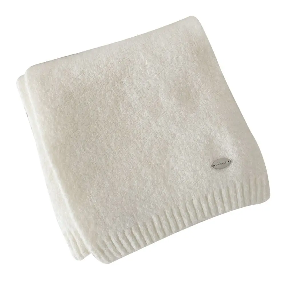 أزياء الشتاء الدافئ وشاح بلون الصوف وشاح متماسكة رشاقته لينة الرقبة الحرس شال النساء الرجال #2