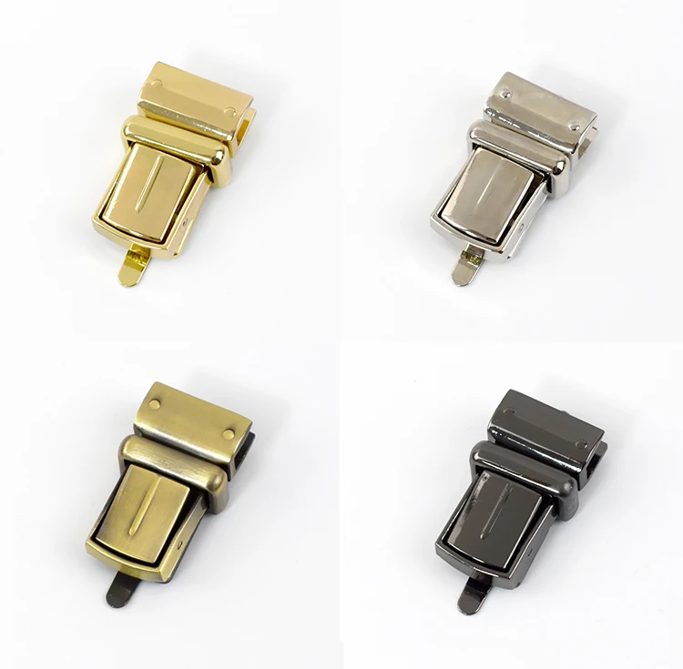 2/4pcs Deepeel Bag Metal Locks Buckle Twist Turn Lock Snap for DIY Purse Clasp Replace Repair Bags Closure Hardware Accessories