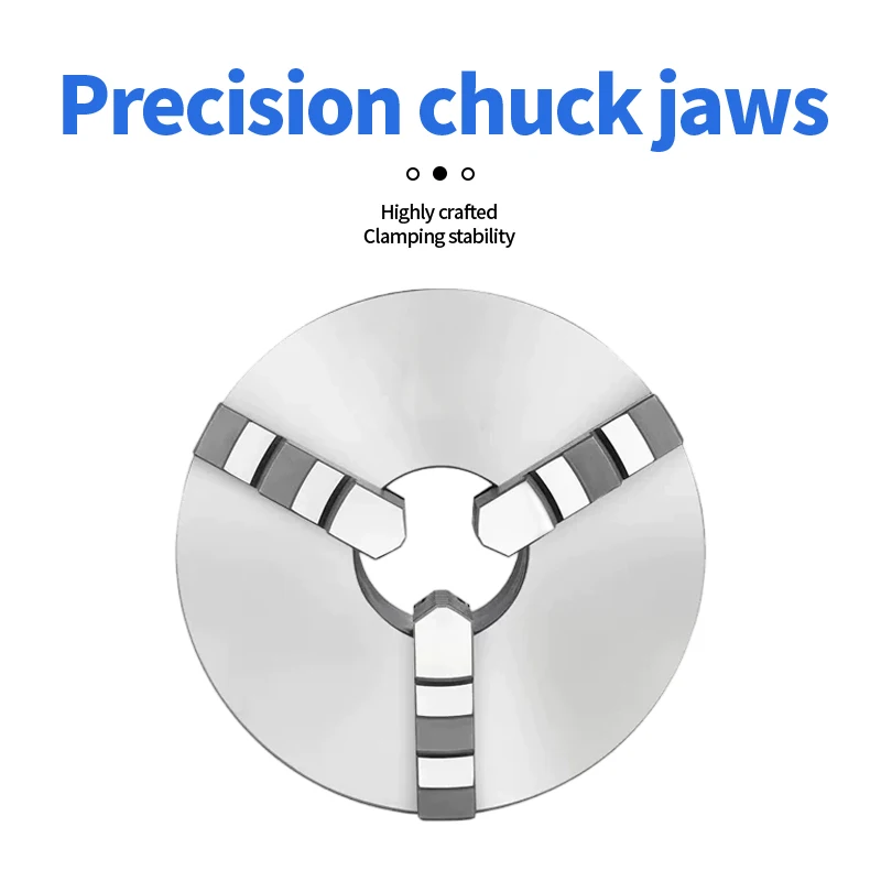 K11 K01 K02 3 Jaws Manual Lathe Chuck Set,K11-80/100/125/130 Sanou Self-Centering Universal Chuck for Lathe Turning Machine Tool