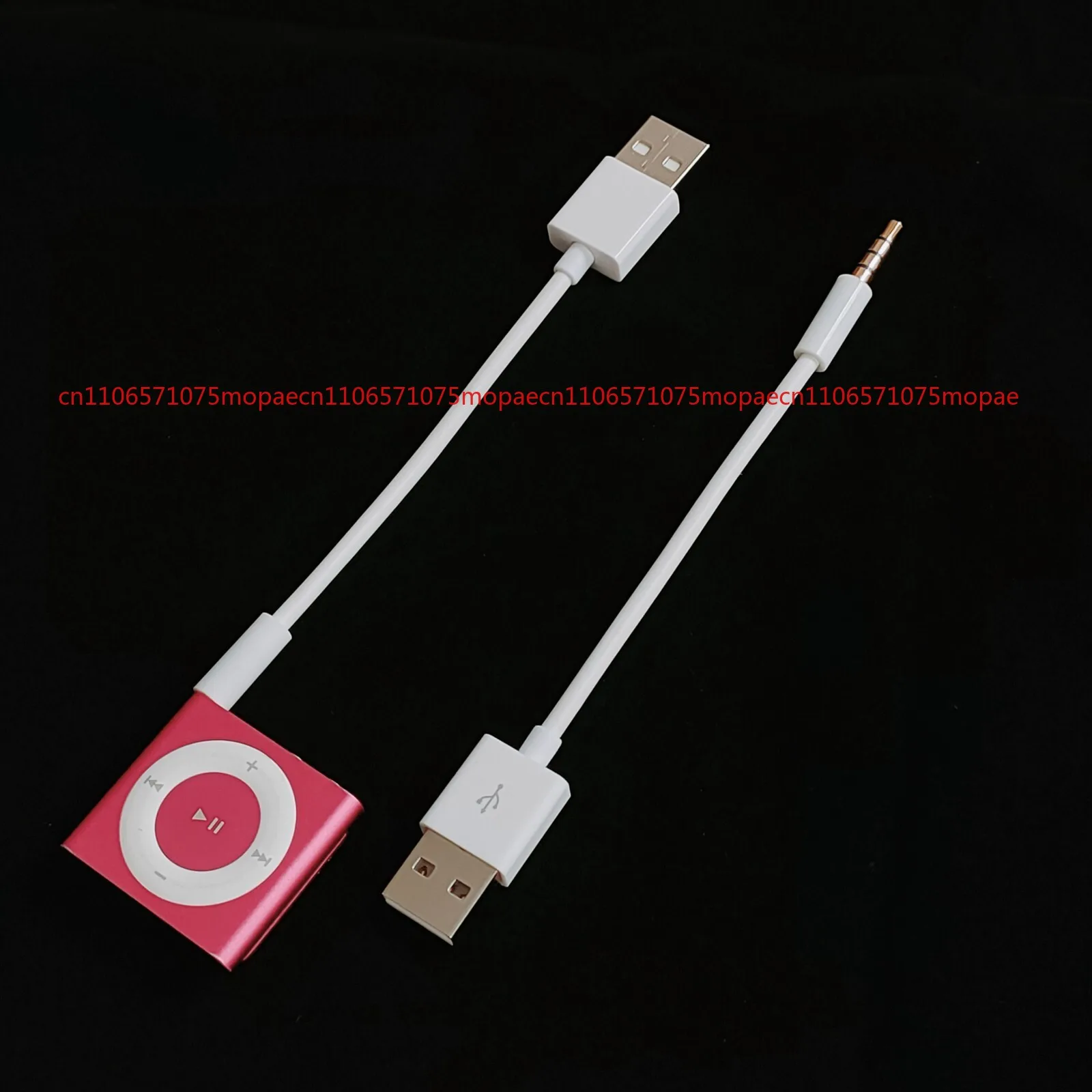 

2 упаковки USB-кабеля для синхронизации данных зарядного устройства для iPod Shuffle 3-го, 4-го, 5-го, 7-го поколения