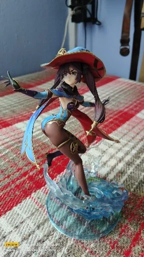 FIGURA DE ACCIÓN DE Genshin Impact para niños, colección de figuras de Mona, modelo de PVC, juguete para niños, adornos de regalo, 25cm