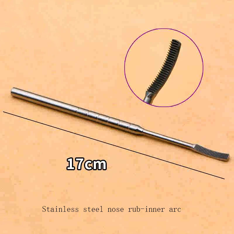 Rhinoplasty nose bone file rub stainless steel bone rub double-end tool mesh contusion line saw nasal cosmetic surgery