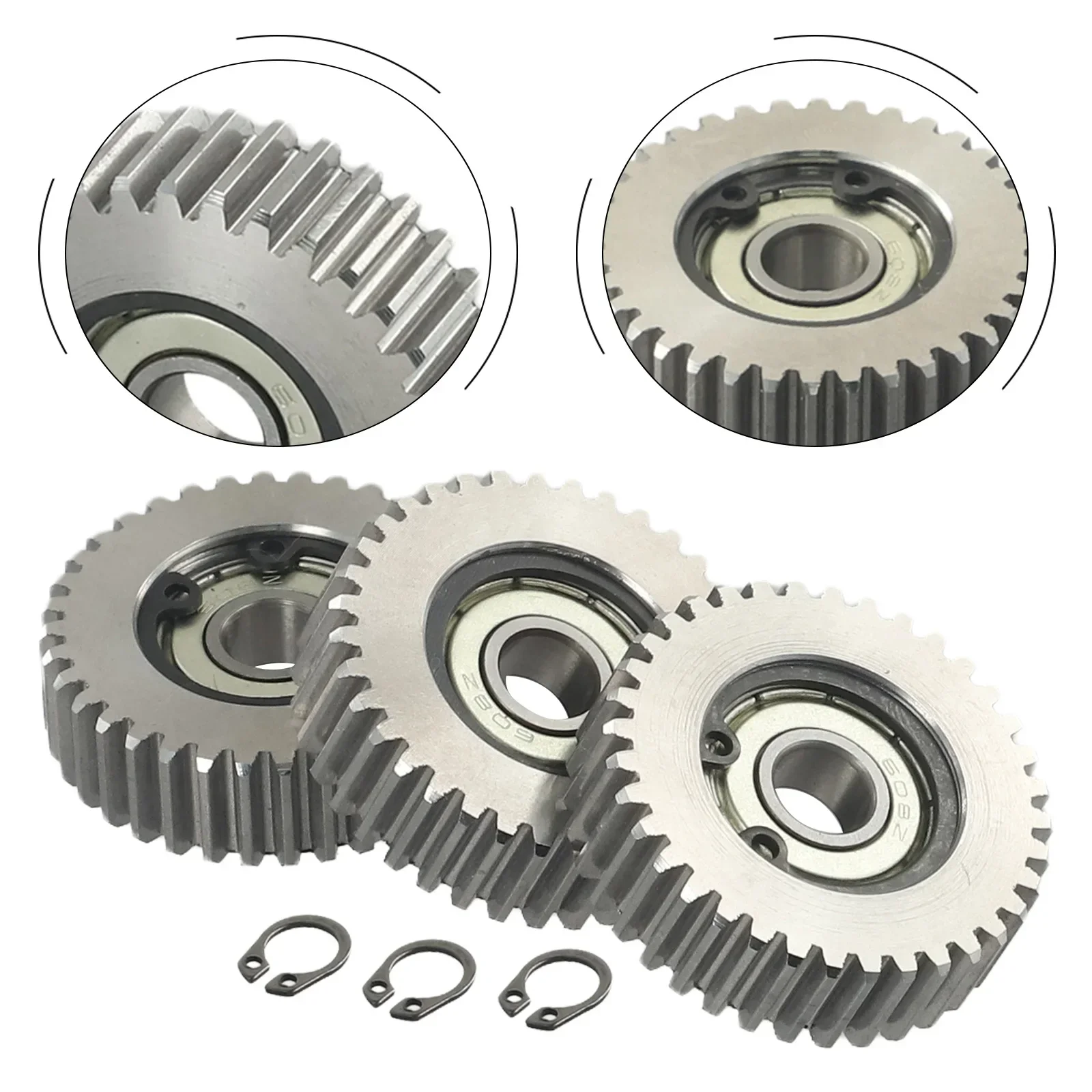 3Pcs Electric Bike Bicycle 36T Steel Motor Gear ForBafang Motors 38mm Steel 36Teeth Electric Scooter