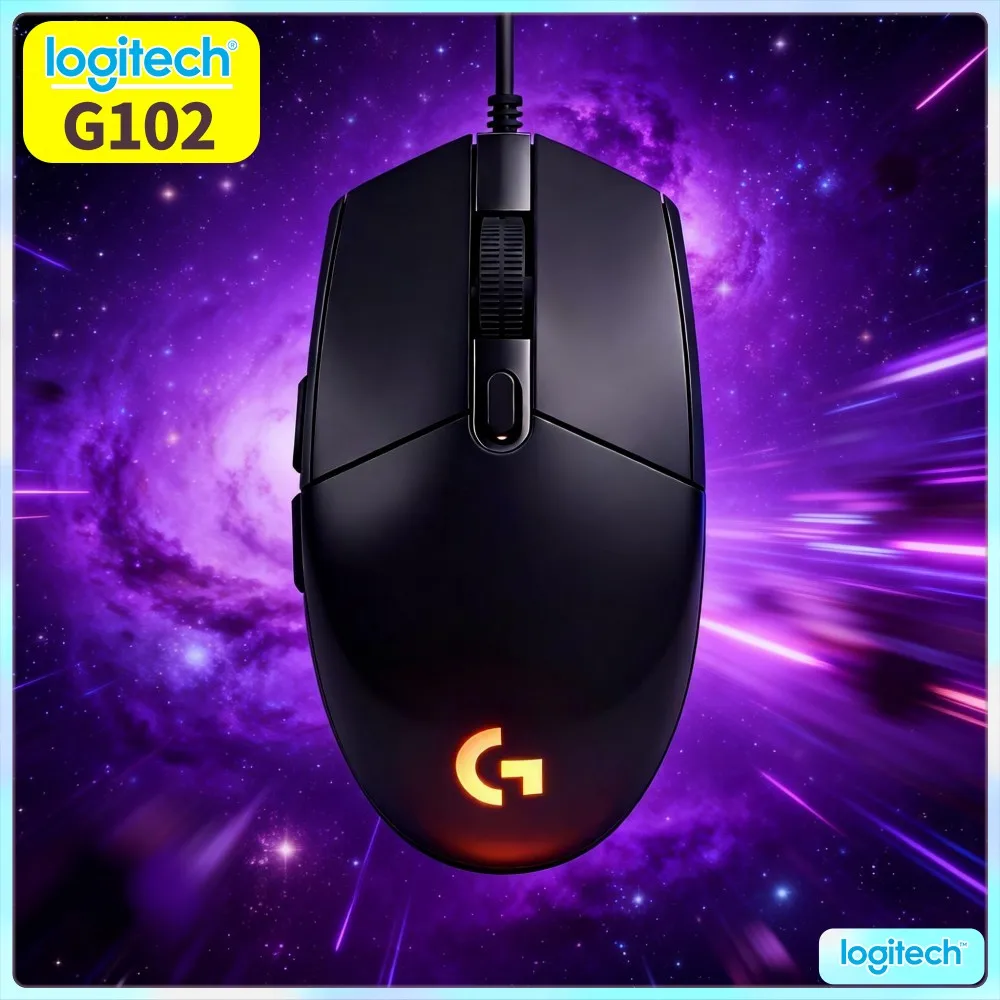 Logitech G102 Prodigy Gaming Mouse,Dual Usage Mode Basic Plug Play Advanced Driver Programming Setting