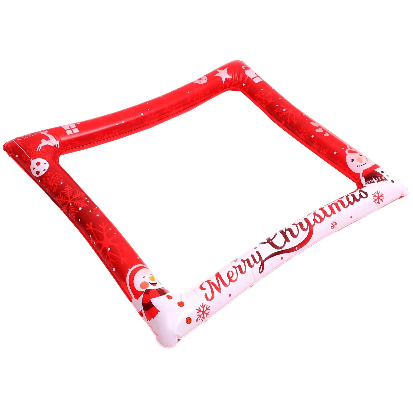 

Christmas Decoration Party Photo Booth Photobooth Frame Inflatable for Prop Red Selfie