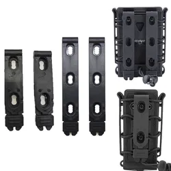 2PCS/SET Tactical Molle Waist Clip Magazine Pouch Back Clamp Attach Clip MOLLE-LOK K Sheath Scabbard Hunting Accessories