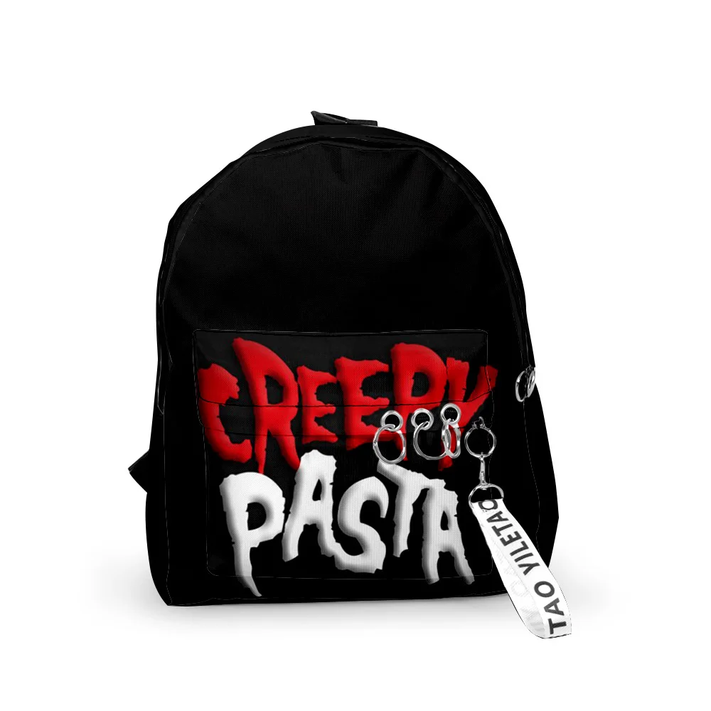 حقيبة ظهر Creepypasta Merch 2023 حقيبة مدرسية غير رسمية حقيبة سفر Harajuku حقائب الظهر للجنسين