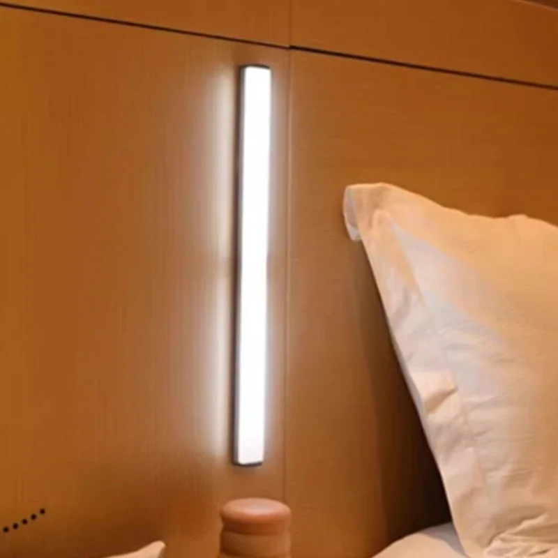 LED Motion Sensor Light Wireless LED Night Light Type C Rechargeable Light For Wardrobe Room Closet Kitchen Bulb