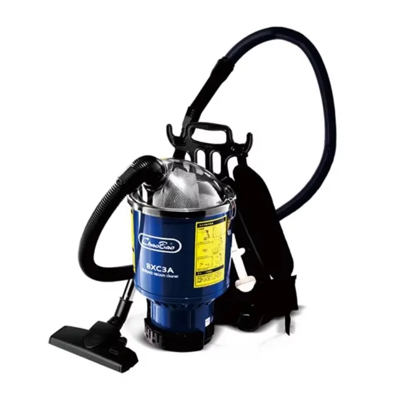 Mini BXC3A 4L Electric Handheld Vacuum Cleaner Blue Backpack Upright Dry Functions for Car Industrial Business Hotel US Plug