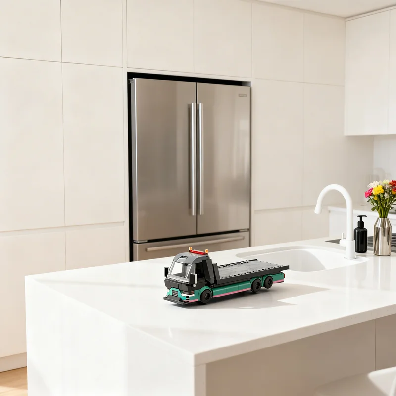 

400 деталей MOC 8 Wide: Модифицированный автовоз City Champions – конструктор, рождественский подарок, игрушка, креативная идея для самостоятельной сборки