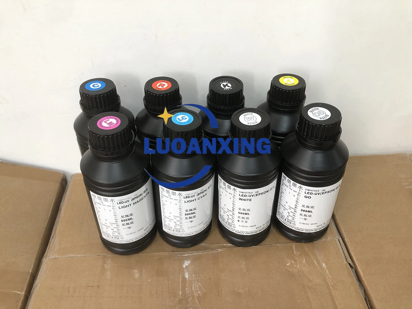 UV LEDプリンターインク,eson i1600,l800,l805,l1800,r290,r330,1390, 1400, 1410, 500mlボトルに適しています