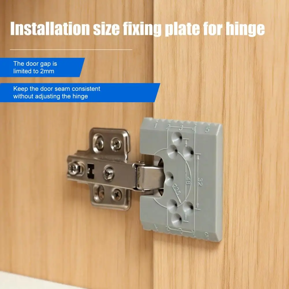 

Набор из 4-х шаблонов для установки дверных петель, инструмент для точной установки петель на раму, позиционер для шкафов