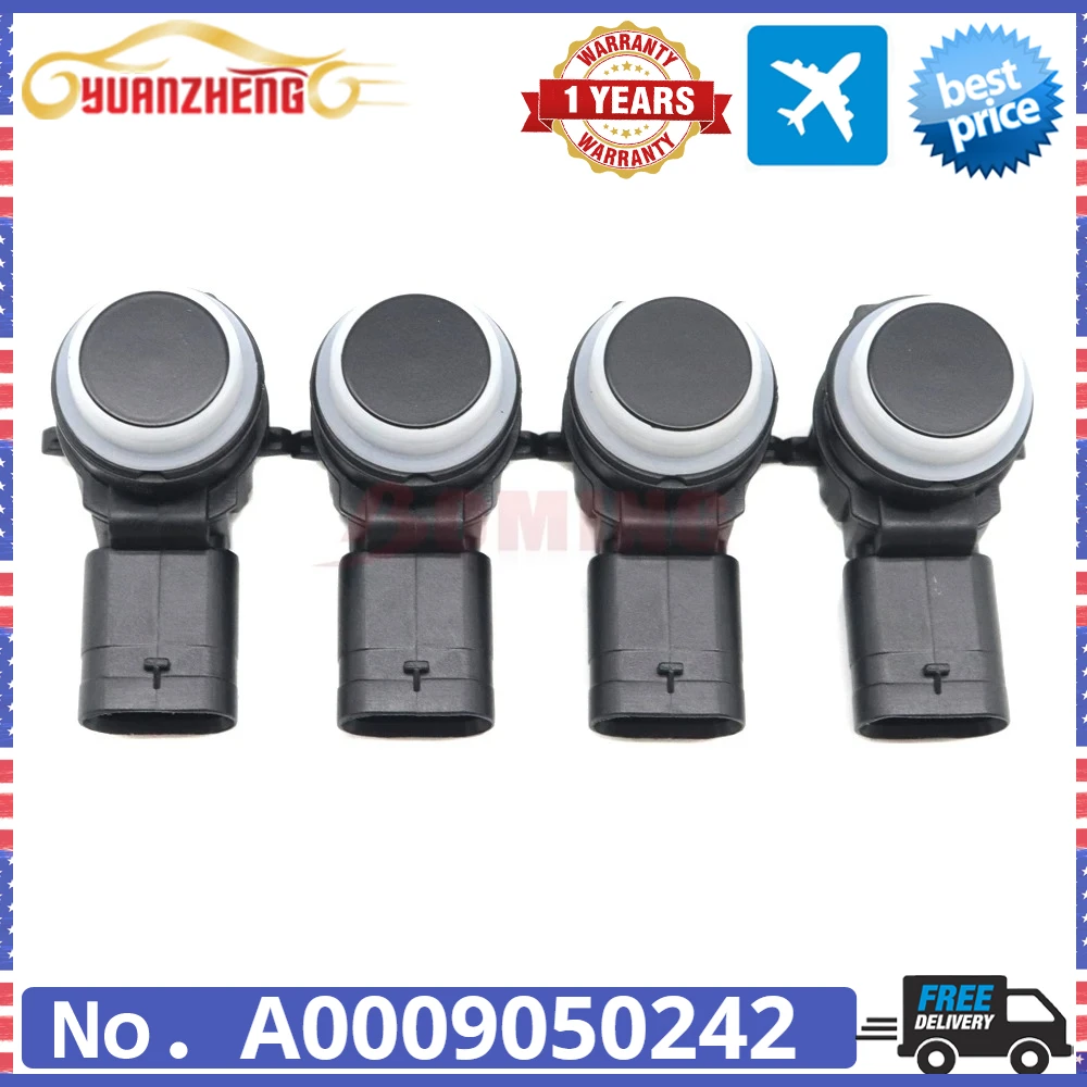 For Mercedes-Benz W176 W246 X204 W231 A0009050242 Parking Sensor Bumper Reversing Radar PDC 4PCS