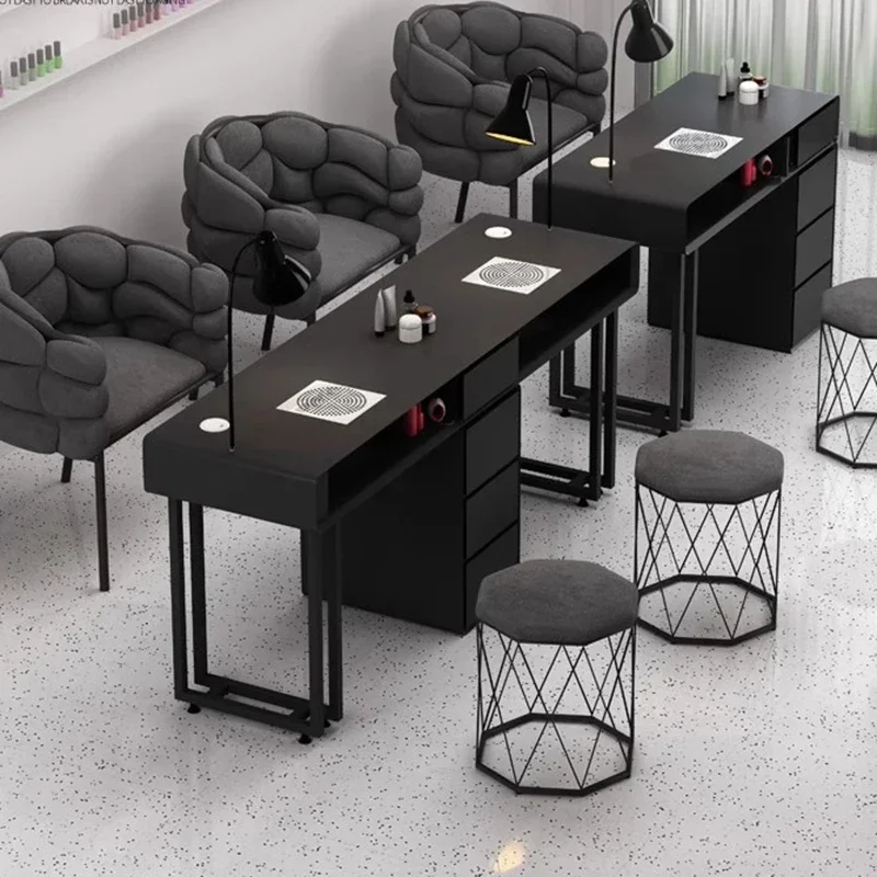 الملحقات Kawaii مسمار الجدول محطة العمل مكتب Nagelsalong الزجاج مسمار الجدول الجمالية مصمم Tavolo Unghie صالون الأثاث