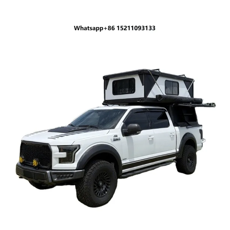 Aluminum Frame Car Canopy Truck Canopy Pop up Tent with Side Walls Waterproof Sun Shelter for Outdoor