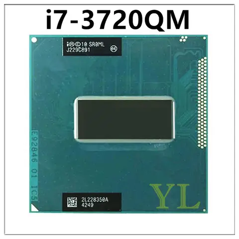 i7-3720QM i7 3720QM SR0ML CPU I7 3720QM 2.6 GHz 4Core 6M 45W Socket G2 / rPGA988B HM75 HM77