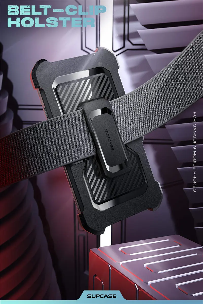 SUPCASE For Samsung Galaxy S22 Ultra Case (2022) 6.8 inch UB Pro Full-Body Holster Cover WITHOUT Built-in Screen Protector