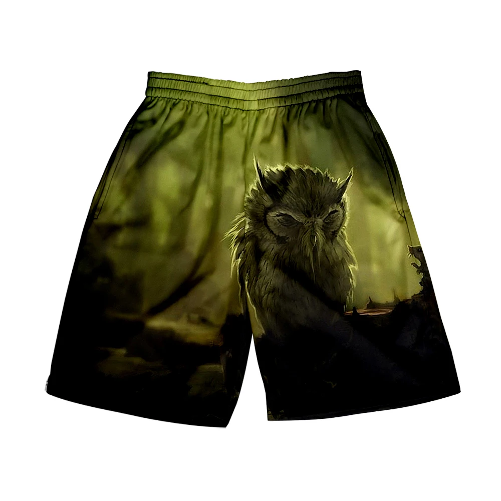 

owl Beach Shorts Men's and women's clothing 3D digital printing casual shorts Fashion trend couple Pants