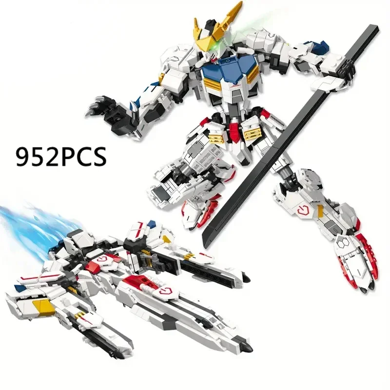 

952PCS Mecha Building Blocks Deformation Mechanical Armor Figures Model Bricks Toys Creative Decoration Children Christmas Gifts