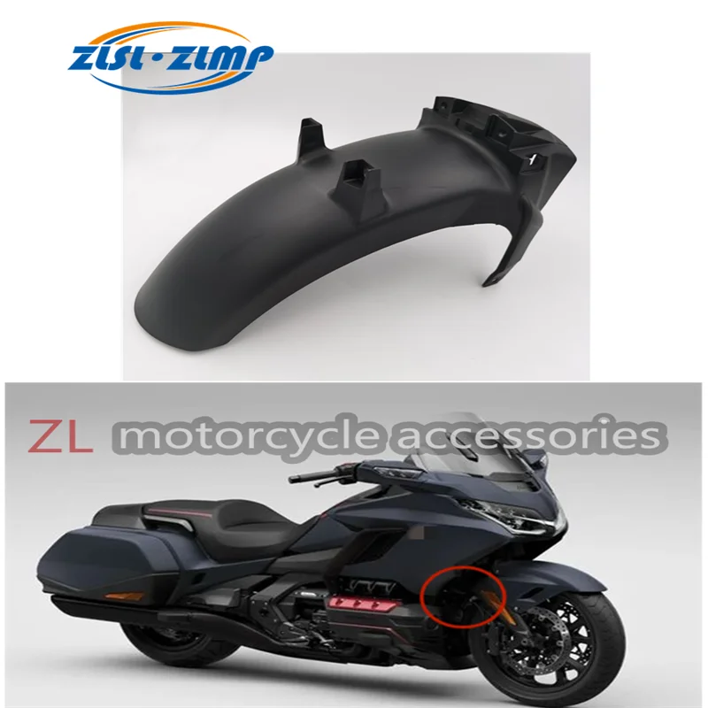 Bright black motorcycle body front fender rear half fairing Fender cover suitable For HONDA GL1800 Gold Wing 2021 2022 2023 1800