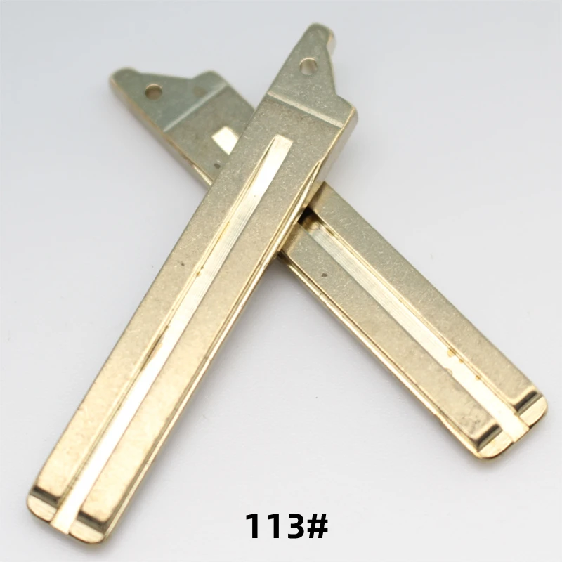 

OEM 20Pcs 113# Original Metal Blank Uncut Remote Key Blade For 2014 Toyota Corolla Camry