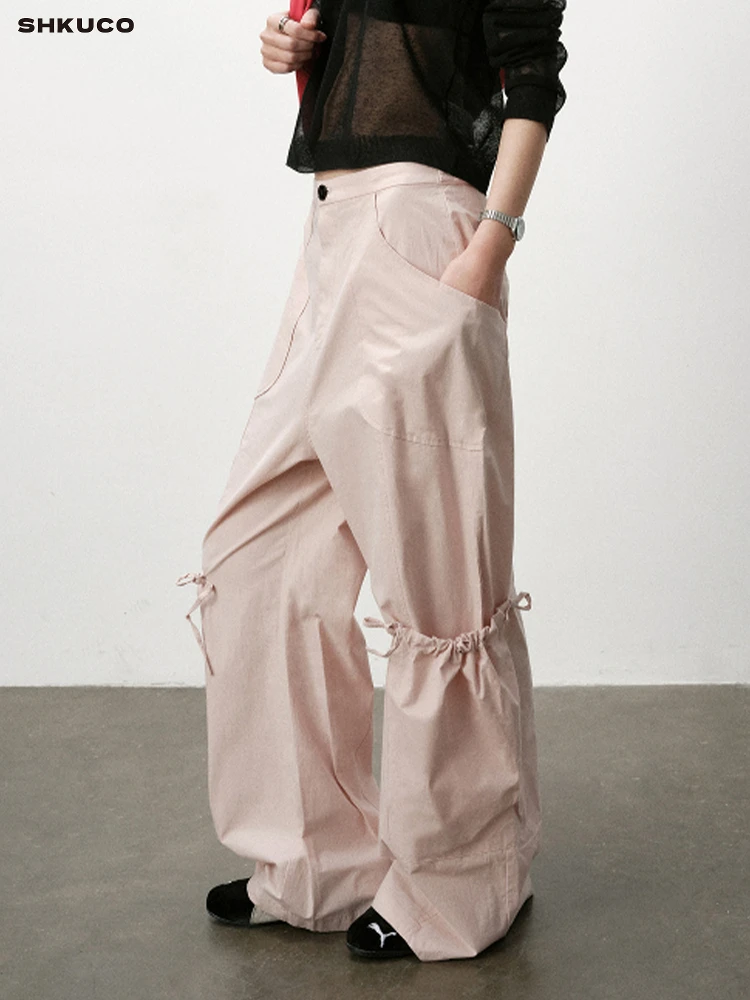 

Удобные прямые брюки KUCO из хлопка с мягкой подкладкой, на молнии, из тонкого материала