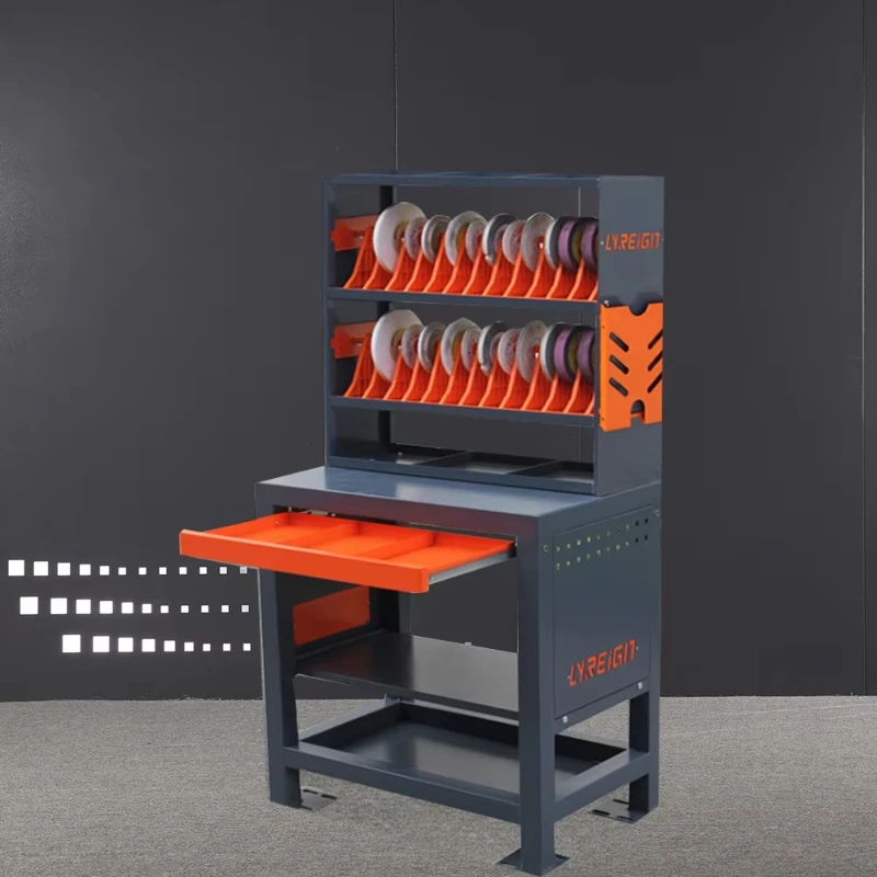 RGT-SDTC2+SLJ102C Grinding Disc Multifunctional Storage Workbench Grinding Wheel Grinding Wheel Storage Rack
