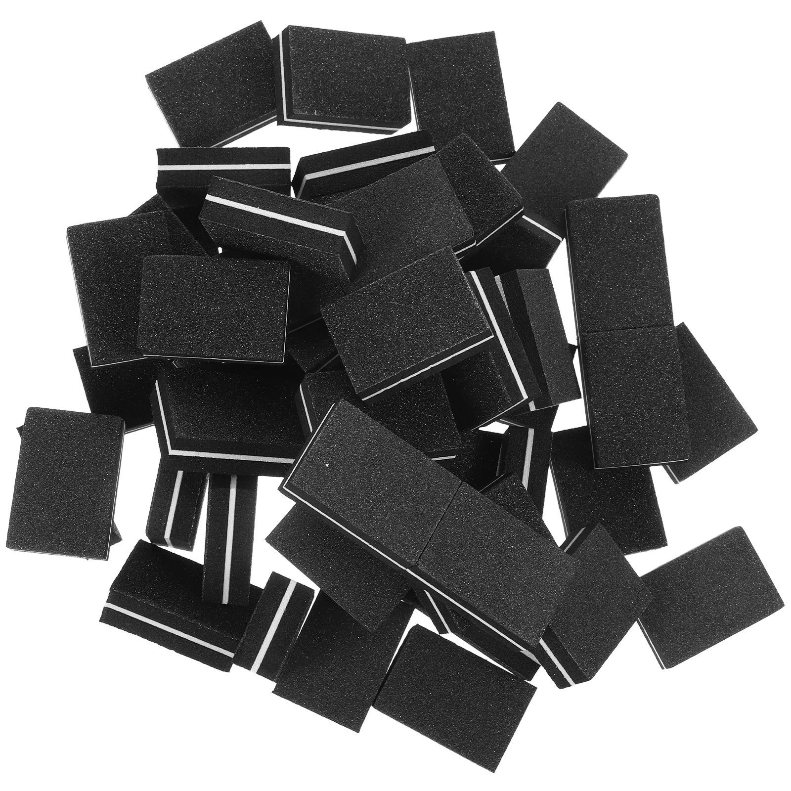 

50 pcs Mini Nail File Sponge Block Dual Side Fingernail File Buffing Sanding Nails Manicure Fingernail Toenail Tools