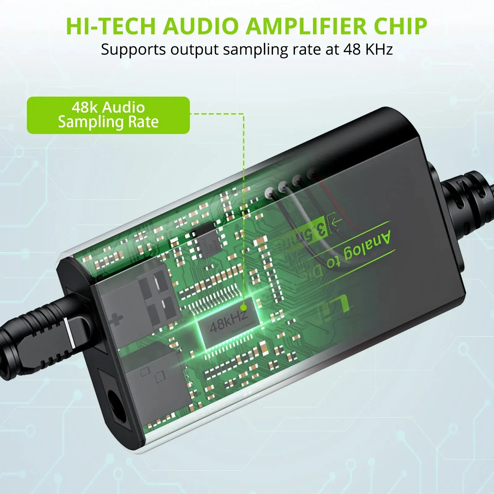 LiNKFOR 3.5mm do SPDIF konwerter AUX na cyfrowy koncentryczny Adapter Audio optyczny Toslink z kabel optyczny dla blu-ray PS3