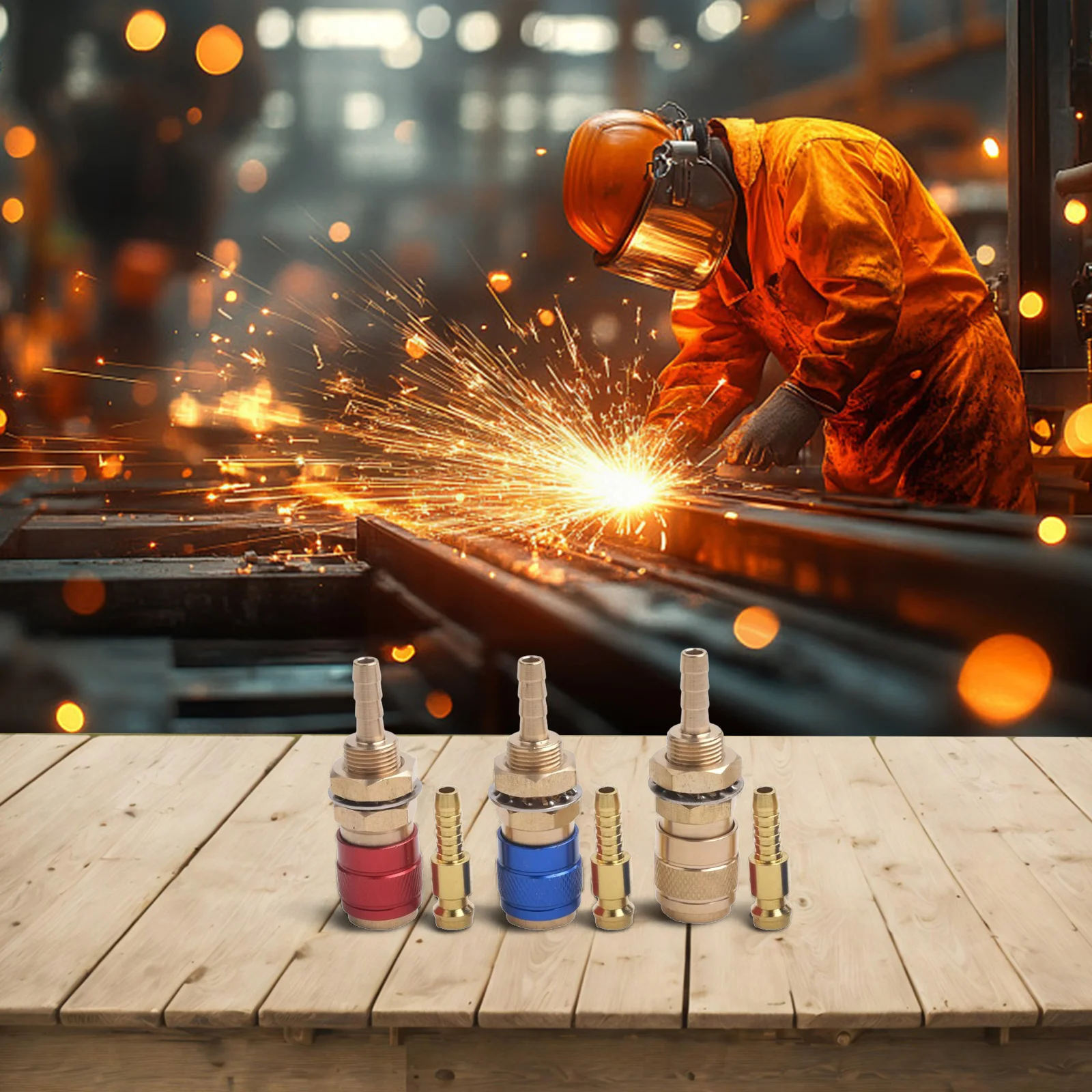 

Precision Engineered Gas & Water Connectors Built For Seamless Functionality With Standard 6mm Inner Diameter Hoses