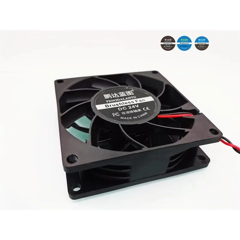 pa  8025 Double Ball Bearing 24V 0.13a 8cm Cabinet Frequency Conversion Server Cooling Fan