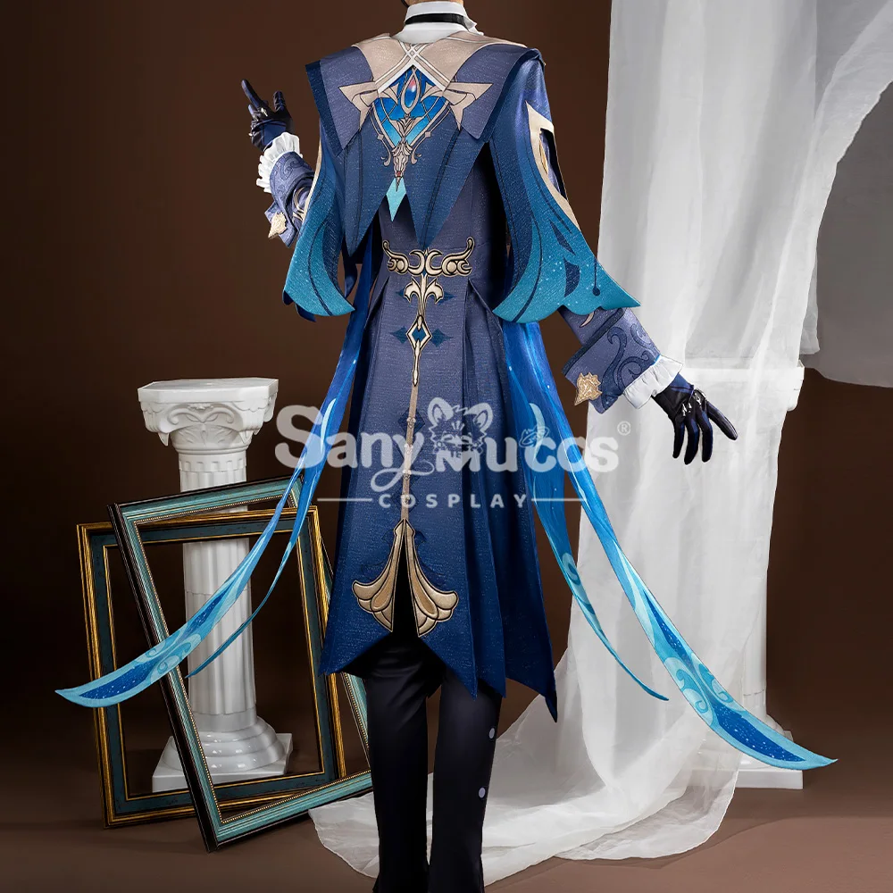 프리미엄 에디션 SanyMuCos Neuvillette 코스프레 원신 임팩트 게임 원피스 코스프레 의상, 코믹콘 생일 및 명절 선물