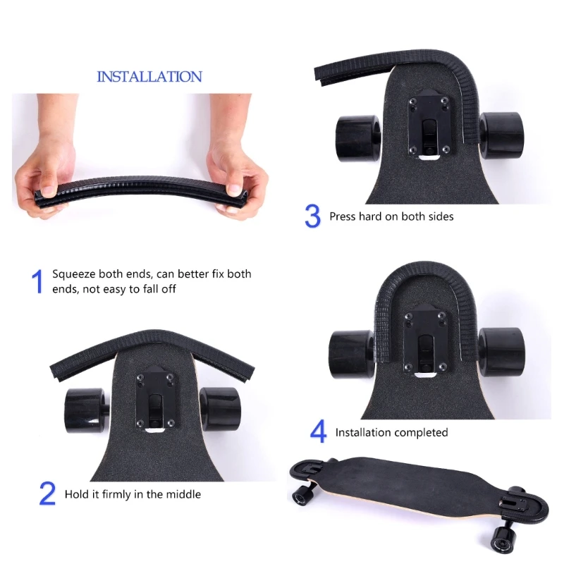 Electric Scooter Bumper Strips Electric Scooter Body Protective Tape Electric Scooter Body Collision Resist Body Strips