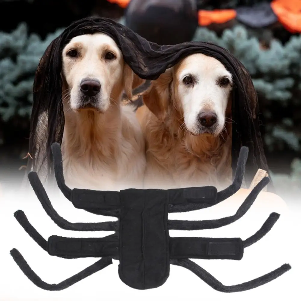 Spider Cat Dog Pet Cosplay Clothes Small Medium Large Dog Spider Cosplay Prop Halloween Christmas Dog Costume Pet Products