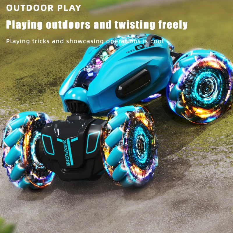 Gesture Sensing Stunt Twist Car Four-Wheel Drive Drift Car Off-Road Manual Control Children's Electric Remote Control Car Toy