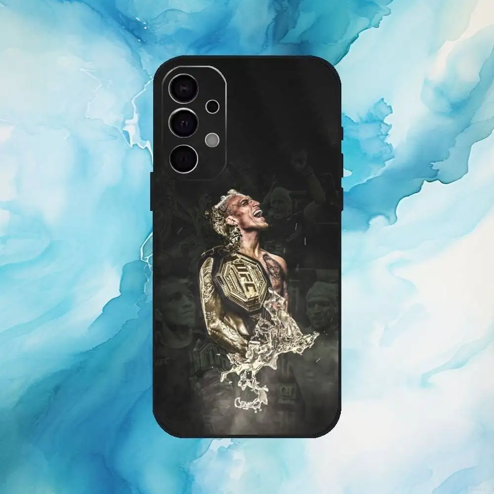 حافظة هاتف Charles Oliveira Do Bronx لهاتف سامسونج S25، S24، S21، S22، S23، S30، Ultra، S20، Plus، Fe، Lite، Note، 10,9,5G غطاء أسود #6