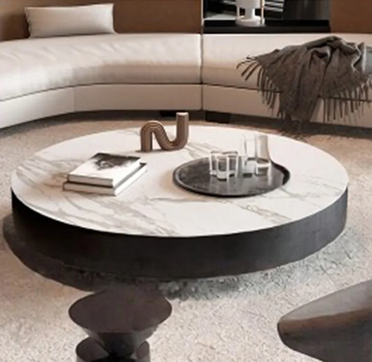 Modern simple curved model room sofa sales office B & B living room sofa combination furniture