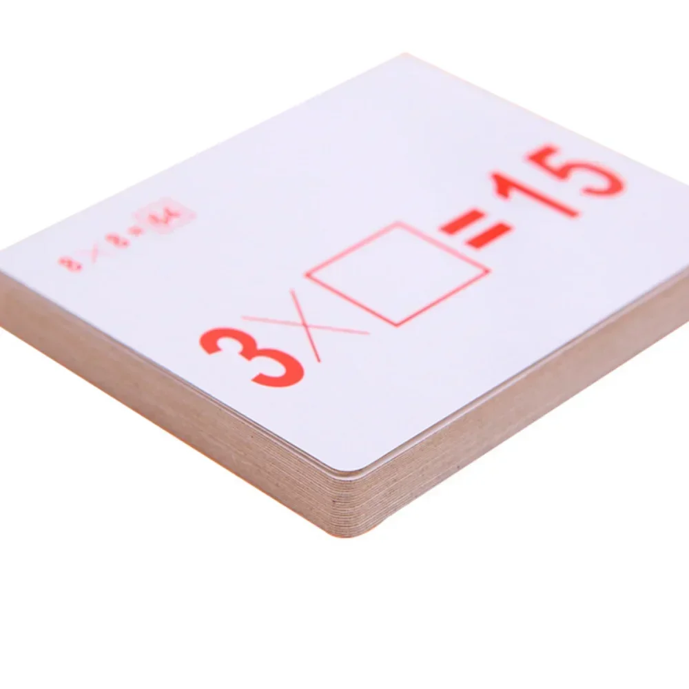 1pc Kids Learning Cards Mathematics Flash Card Addition Subtraction Multiplication Division Math Educational Toys for Children