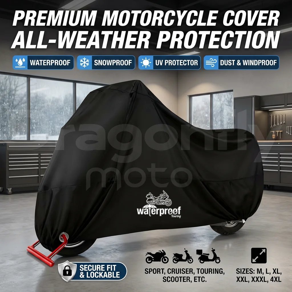 Motorcycle Cover For Yamaha YZF R3 R25 R6 R1 2013-2019 Outdoor Uv Protector Bike Rain Dustproof Scooter Covers Waterproof 190T