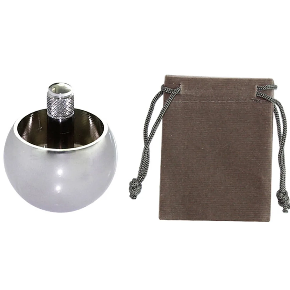Giroscopio giratorio automático con forma de seta de Metal para niños, educativo, divertido, alivio del estrés, Metal ligero plateado, 1 ud.