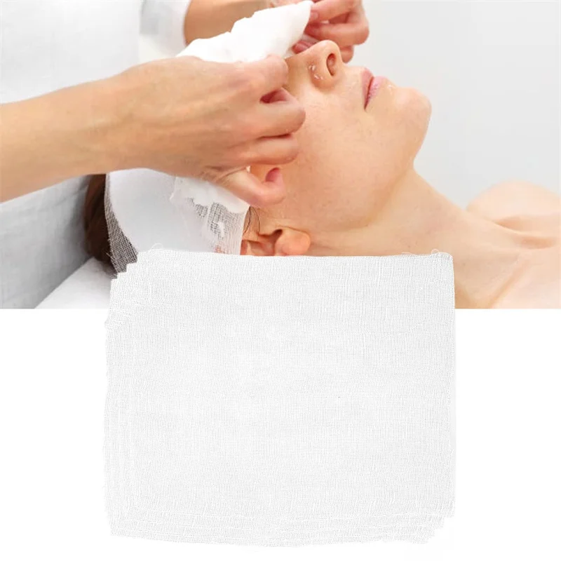 

100 Pcs Soft Gauze Beauty Salon Apply Soft Mask Beauty Gauze Block Disposable Mask Special Face Mask Skin Management Soft Mask