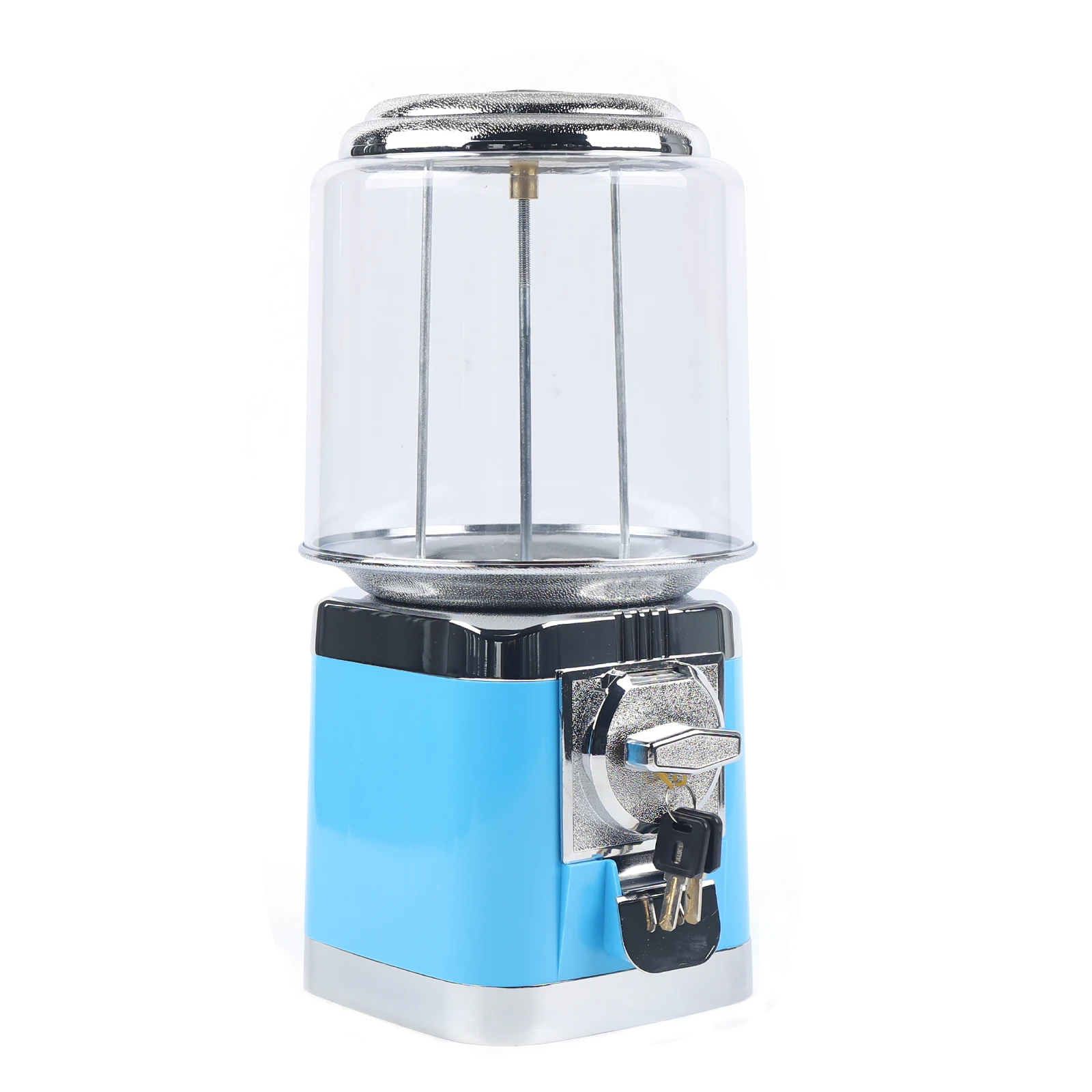 Mesin Penjual Permen Gumball, Mesin Penjual Otomatis Koin 25 Sen, Mesin Dispenser Permen Komersial Tinggi 16 Inci, Mesin Penjual Mainan