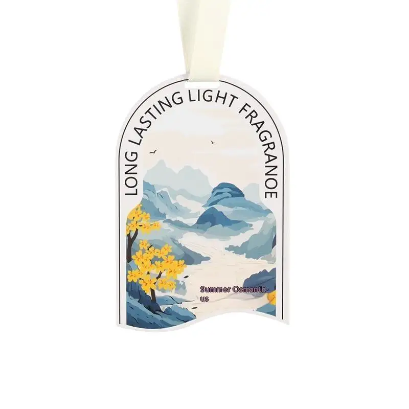 Auto Perfume Pendant Hanging Car Decoration Long Lasting Light Fragrance Freshener for Vehicle Interiors