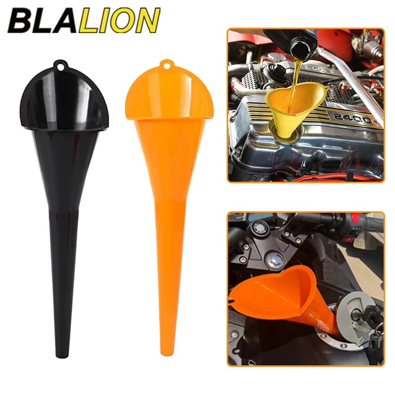 

BLALION автомобильная воронка с длинным стержнем, масляная воронка, инструменты для наполнения, пластиковая воронка с защитой от брызг, аксессуары для инструментов для заправки мотоциклов