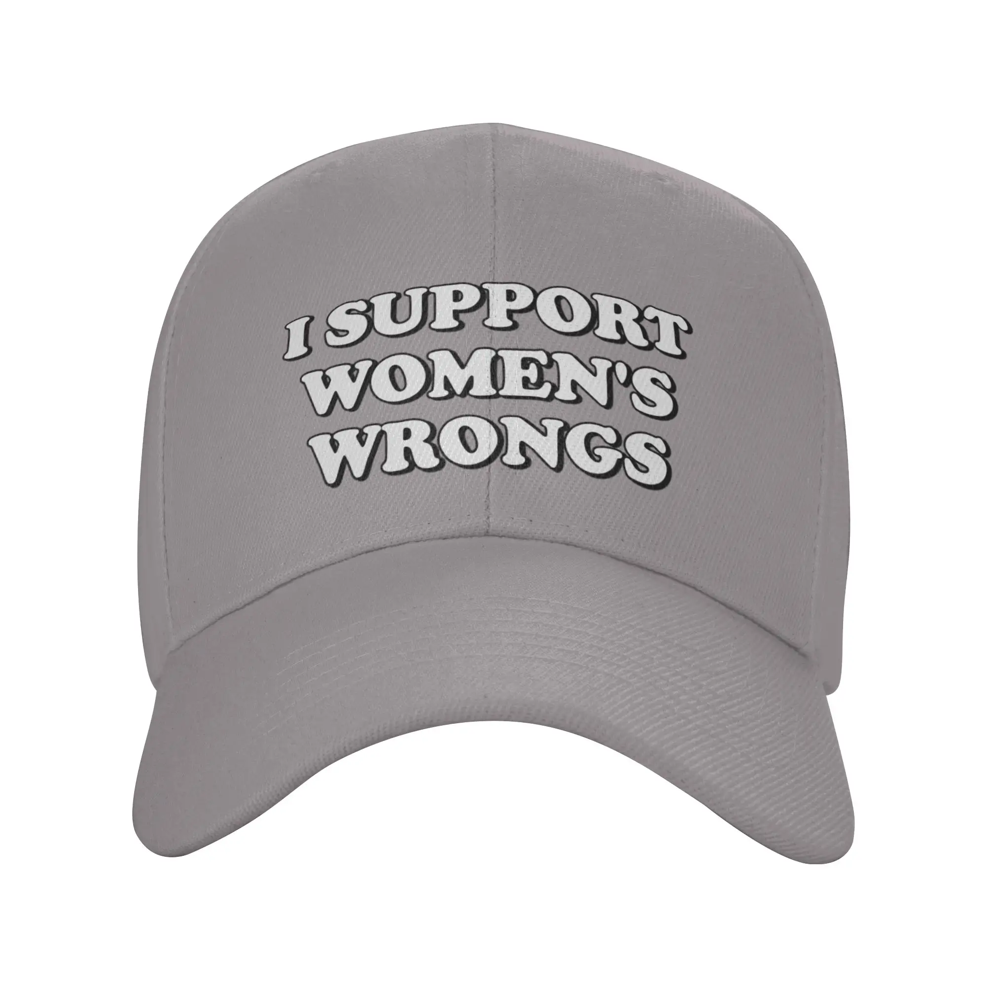 I Support Women s Wrongs Trendy Baseball Cap Rock Climbing Low Profile Sports Cap