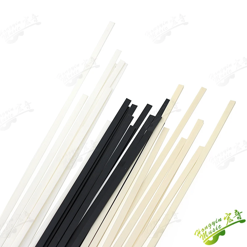 10 Stück ABS Gitarren-Bindingstreifen ABS Gitarrenteile Zubehör für Gitarrenbauer Korpus- und Griffbrett-Binding 1650*6 – Detail 7