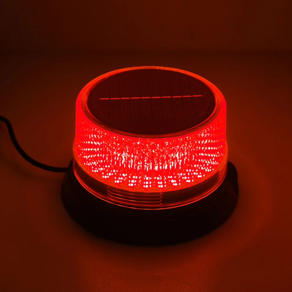 

Солнечная стробоскопическая сигнальная лампа, перезаряжаемый маяк с магнитным основанием, безопасный мигающий свет для транспортных средств