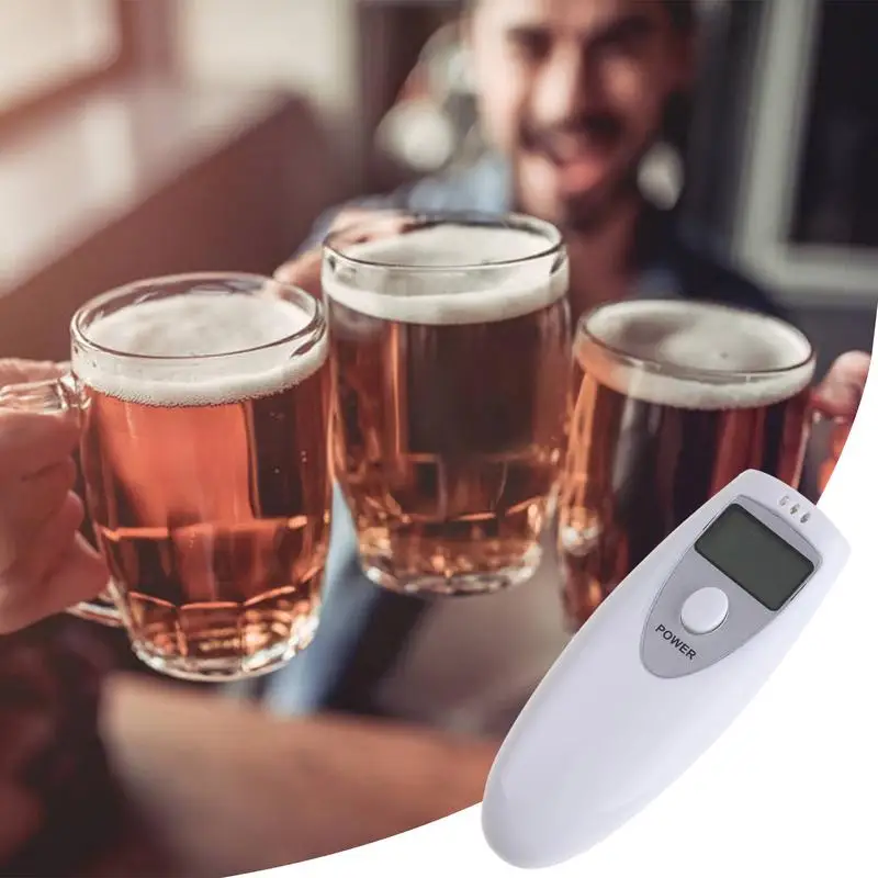 Professional Portable Digital Alcohol Tester Professional-Grade Breathalyzer for Drivers Home Use Portable Breath Alcohol Tester