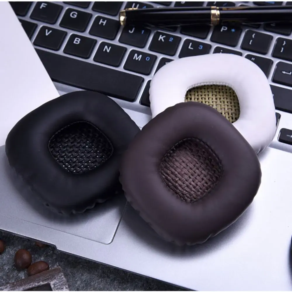Marshall Major I II용 소프트 헤드폰 헤드셋 교체용 폼 쿠션 커버 이어 패드 1쌍