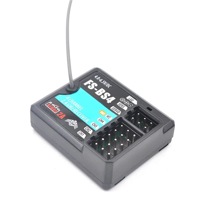 Aa84 2x para receptor flysky FS-BS4 com sistema de estabilização giroscópio para flysky FS-IT4S/FS-GT5 rc acessórios para barco e carro